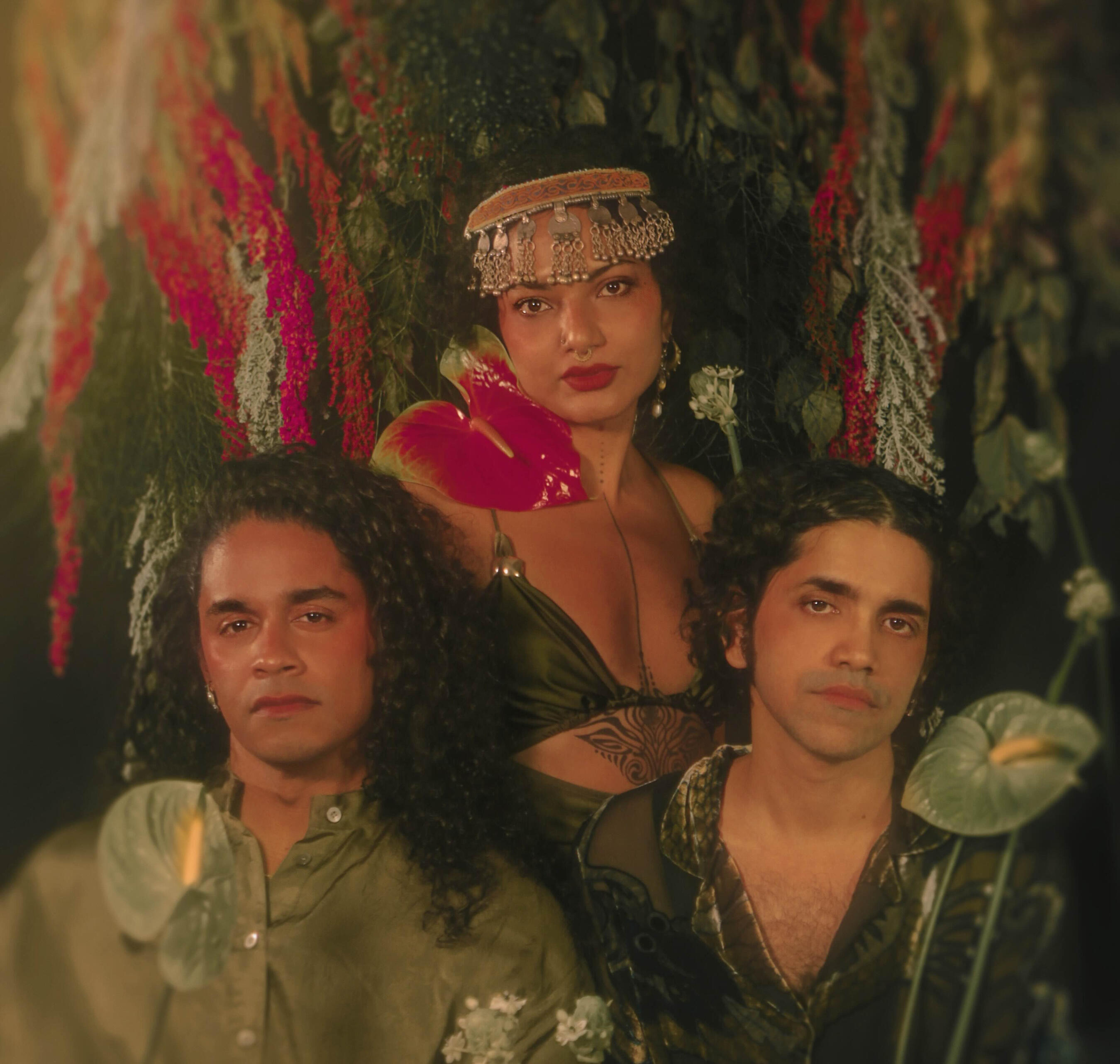 Mantravine band portrait – Singapore Mantravine neo‑ethnic fusion band portrait from Singapore
